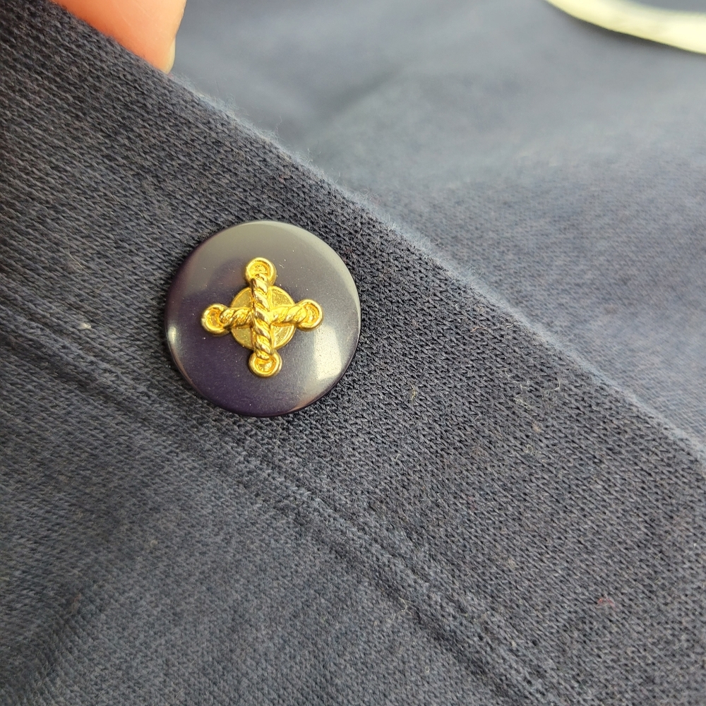 Alfred Dunner Cotton Nautical Sweater Sz Large - Picture 5 of 8